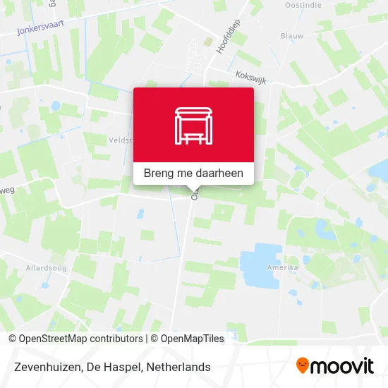 Zevenhuizen, De Haspel kaart
