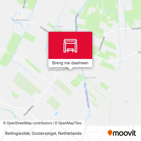 Bellingwolde, Oostersingel kaart