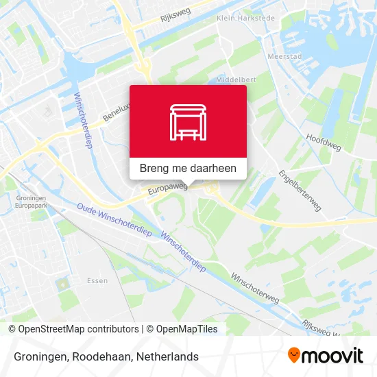 Groningen, Roodehaan kaart