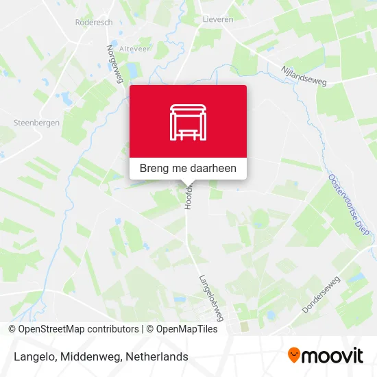 Langelo, Middenweg kaart