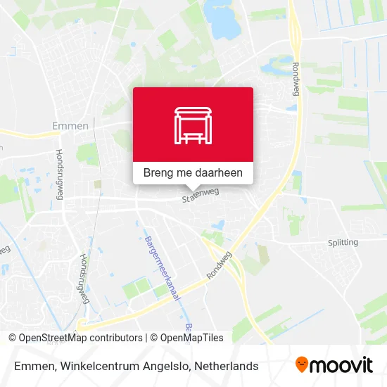 Emmen, Winkelcentrum Angelslo kaart