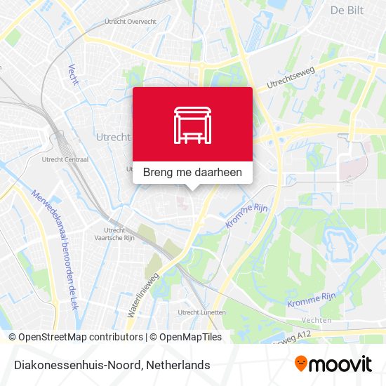 Diakonessenhuis-Noord kaart