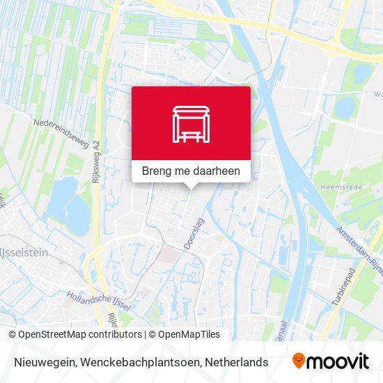 Nieuwegein, Wenckebachplantsoen kaart