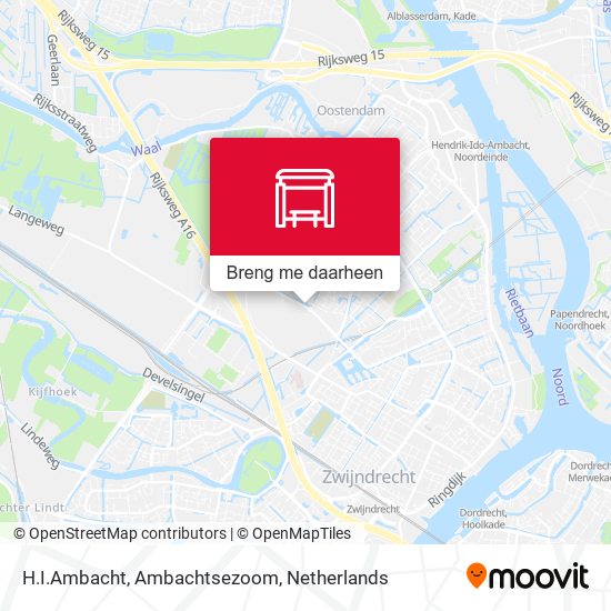 H.I.Ambacht, Ambachtsezoom kaart