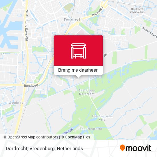 Dordrecht, Vredenburg kaart