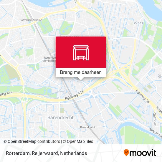 Rotterdam, Reijerwaard kaart