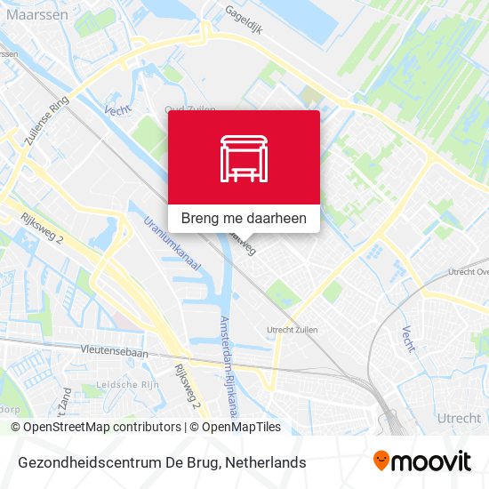 Gezondheidscentrum De Brug kaart