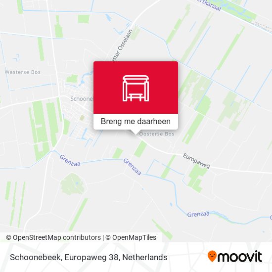 Schoonebeek, Europaweg 38 kaart
