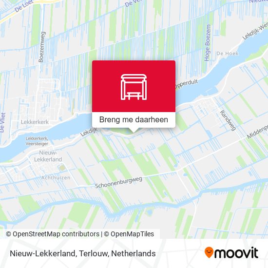 Nieuw-Lekkerland, Terlouw kaart