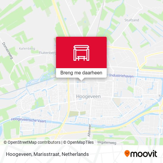 Hoogeveen, Marisstraat kaart