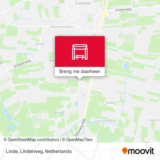 Linde, Linderweg kaart