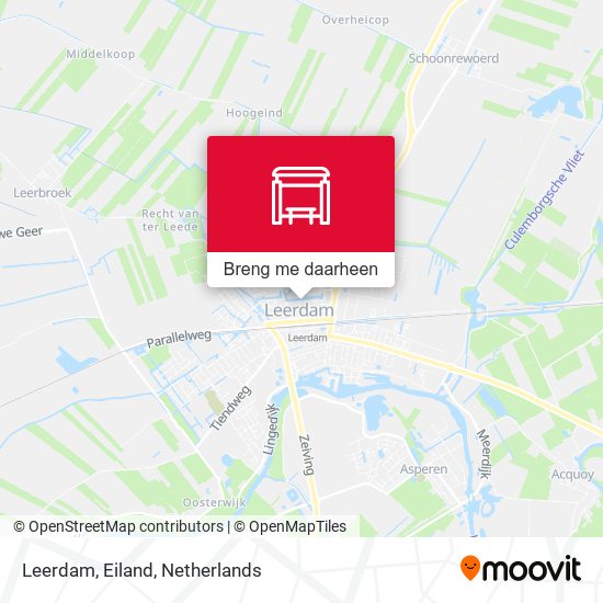 Leerdam, Eiland kaart