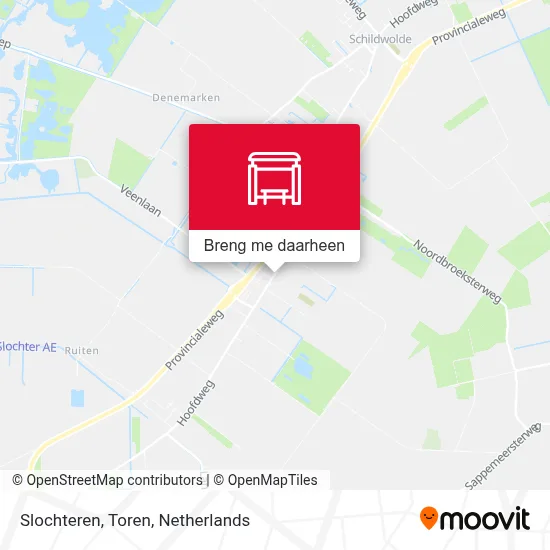 Slochteren, Toren kaart