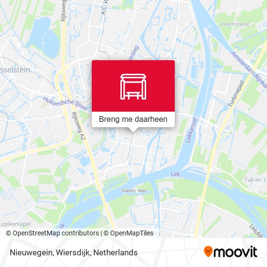 Nieuwegein, Wiersdijk kaart