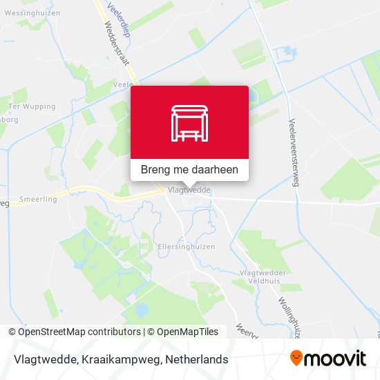 Vlagtwedde, Kraaikampweg kaart