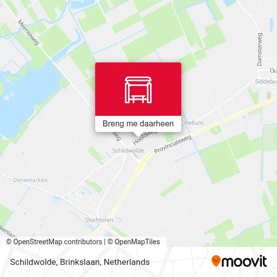 Schildwolde, Brinkslaan kaart