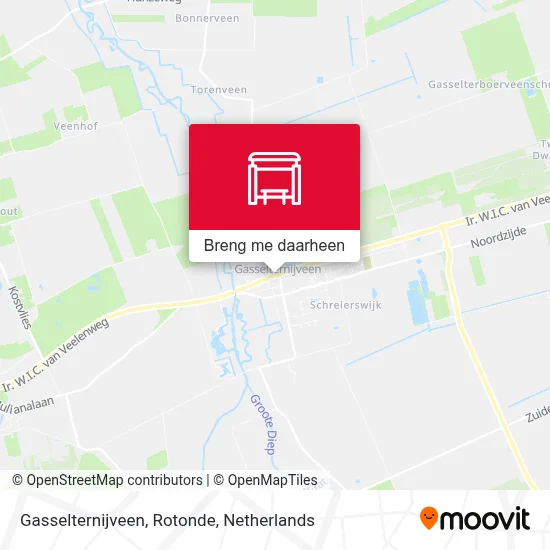 Gasselternijveen, Rotonde kaart