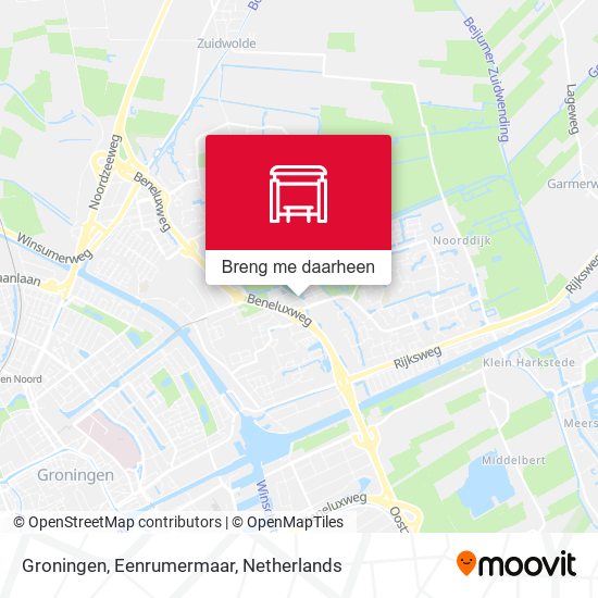 Groningen, Eenrumermaar kaart