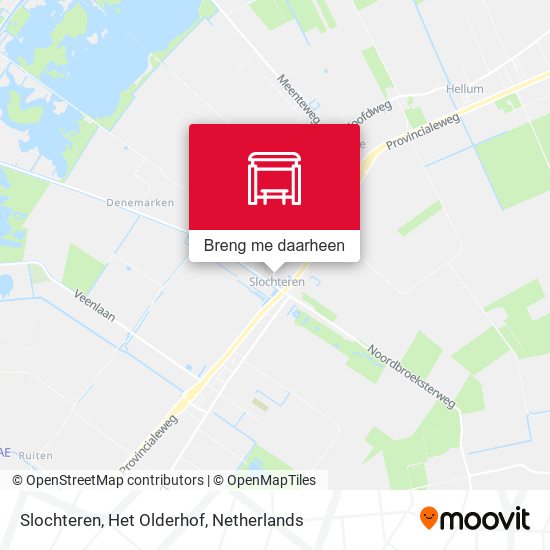 Slochteren, Het Olderhof kaart