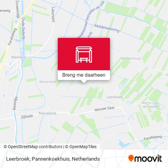 Leerbroek, Pannenkoekhuis kaart