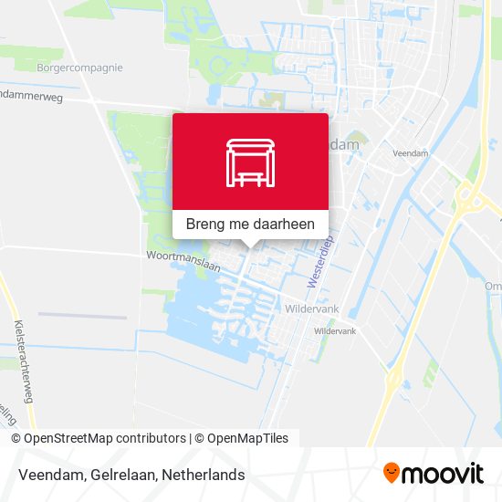 Veendam, Gelrelaan kaart