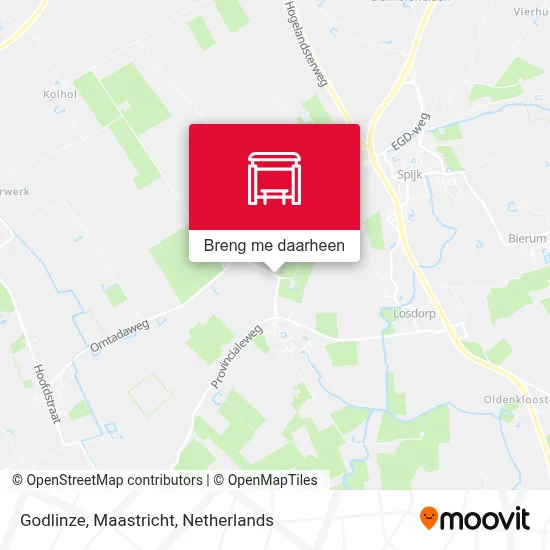 Godlinze, Maastricht kaart