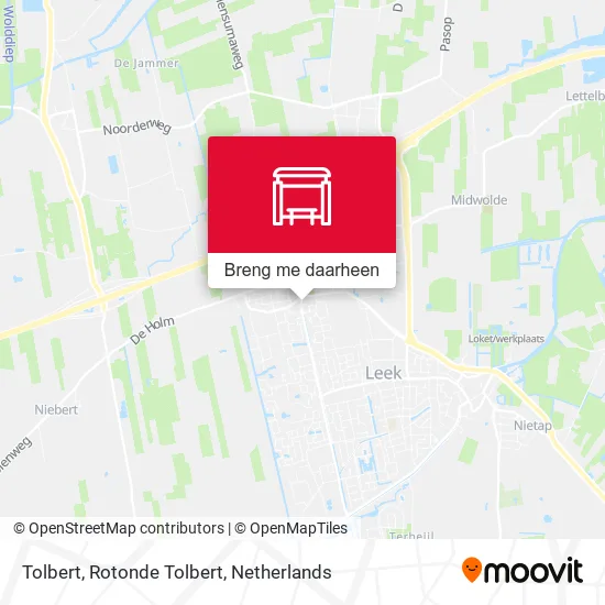 Tolbert, Rotonde Tolbert kaart