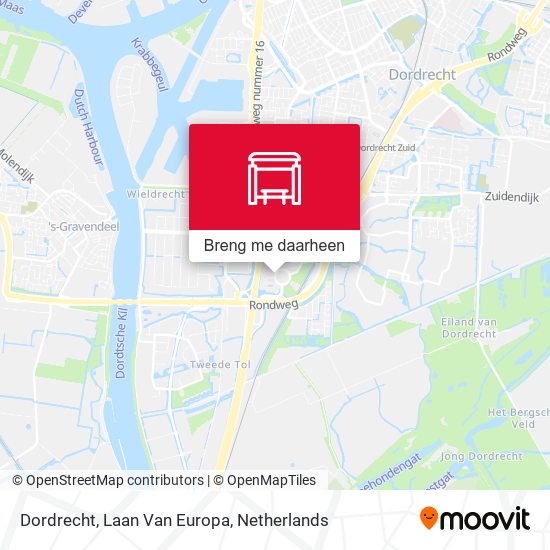 Dordrecht, Laan Van Europa kaart