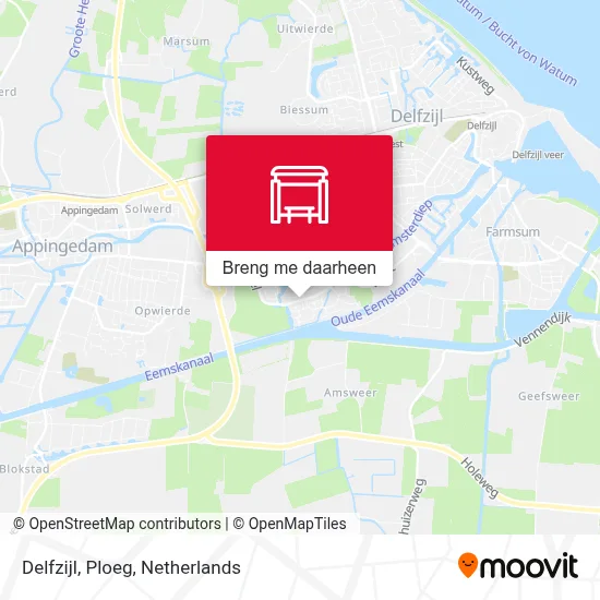 Delfzijl, Ploeg kaart