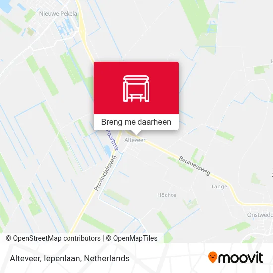 Alteveer, Iepenlaan kaart