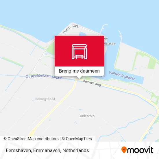 Eemshaven, Emmahaven kaart