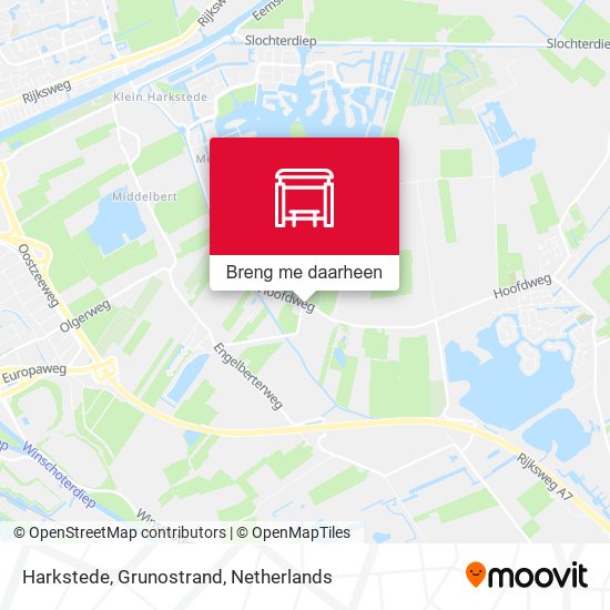 Harkstede, Grunostrand kaart