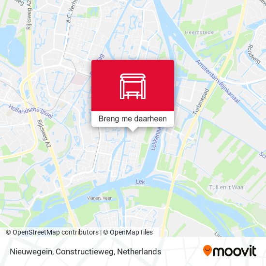 Nieuwegein, Constructieweg kaart
