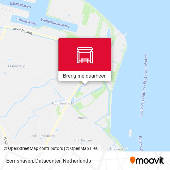 Eemshaven, Datacenter kaart