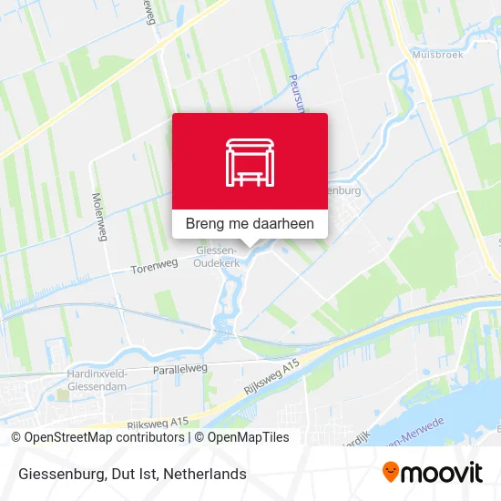 Giessenburg, Dut Ist kaart