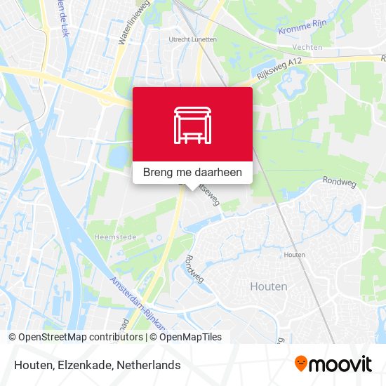 Houten, Elzenkade kaart