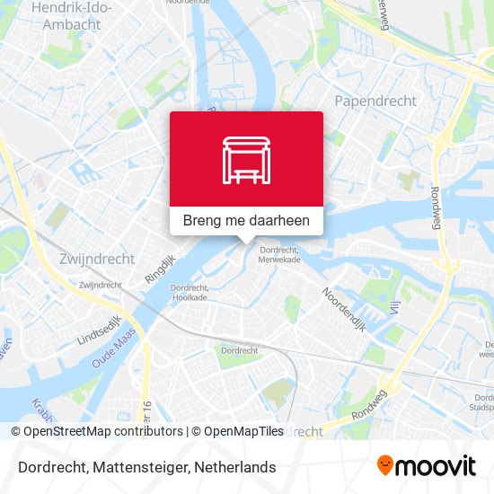 Dordrecht, Mattensteiger kaart