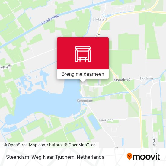 Steendam, Weg Naar Tjuchem kaart