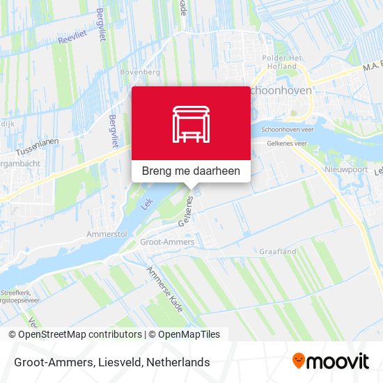 Groot-Ammers, Liesveld kaart