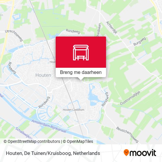 Houten, De Tuinen/Kruisboog kaart