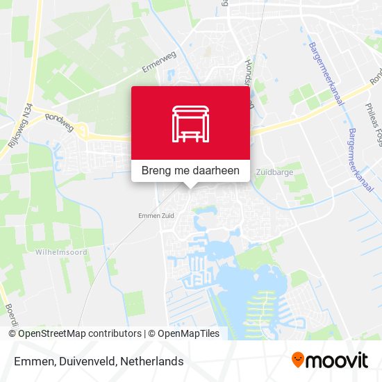 Emmen, Duivenveld kaart