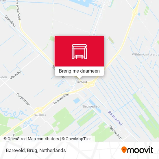 Bareveld, Brug kaart