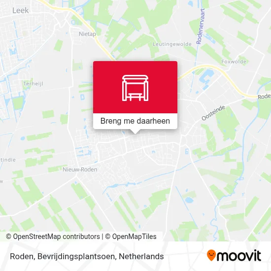 Roden, Bevrijdingsplantsoen kaart
