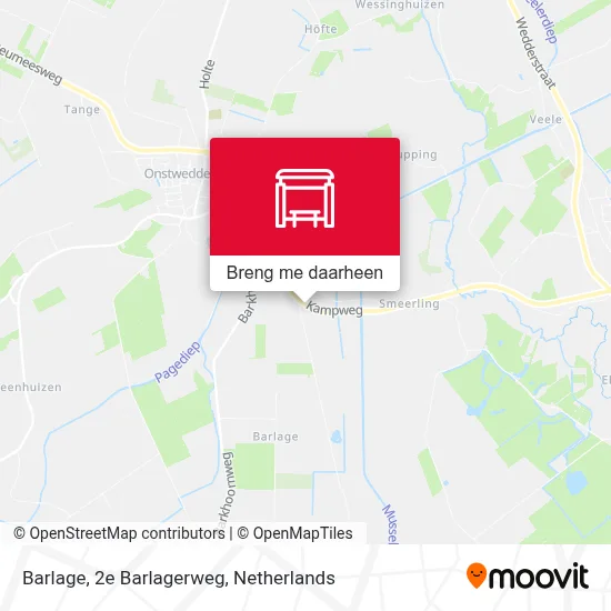 Barlage, 2e Barlagerweg kaart