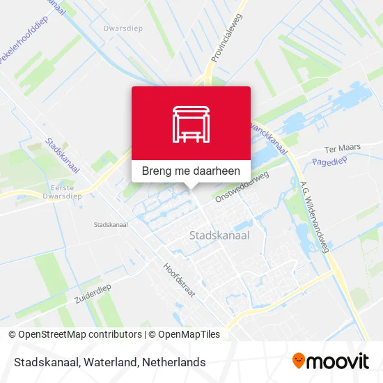 Stadskanaal, Waterland kaart