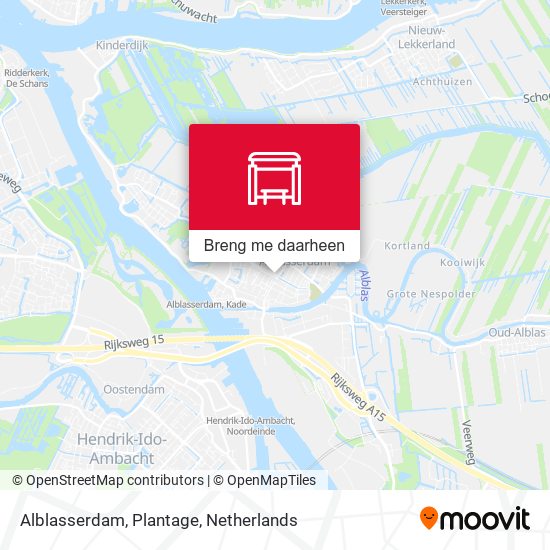 Alblasserdam, Plantage kaart