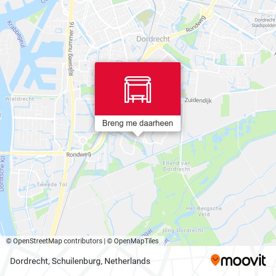 Dordrecht, Schuilenburg kaart