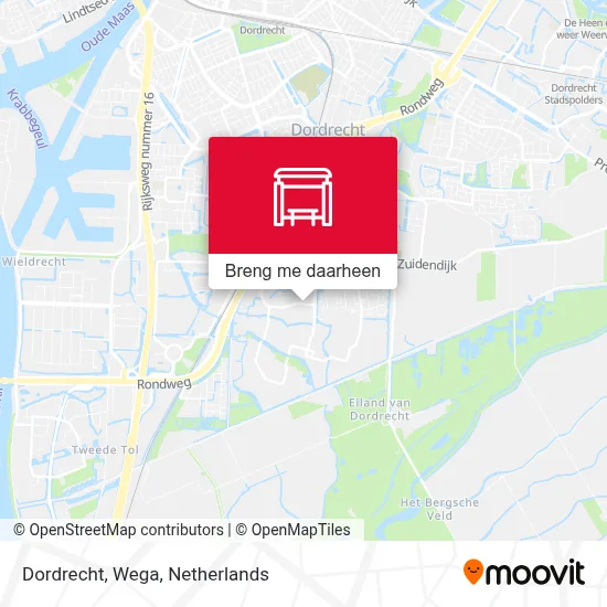 Dordrecht, Wega kaart
