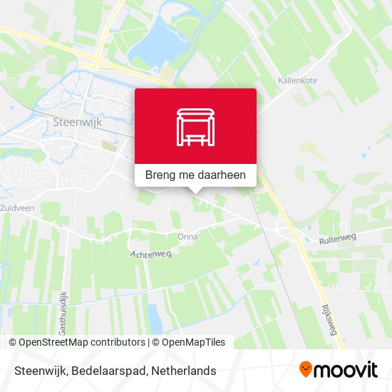 Steenwijk, Bedelaarspad kaart