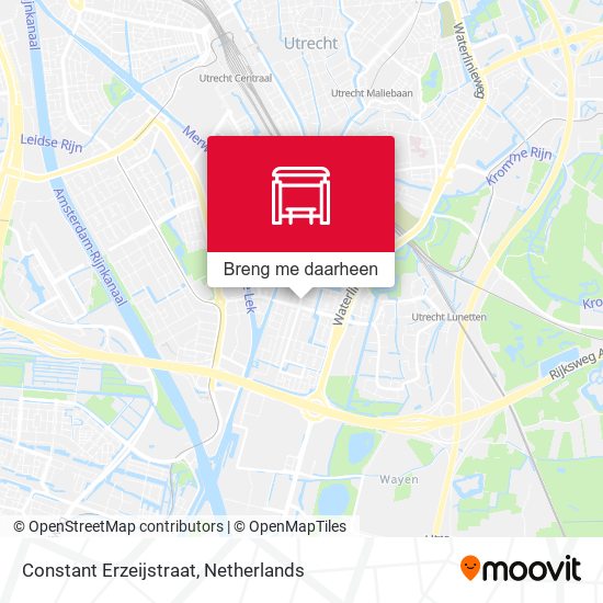 Constant Erzeijstraat kaart